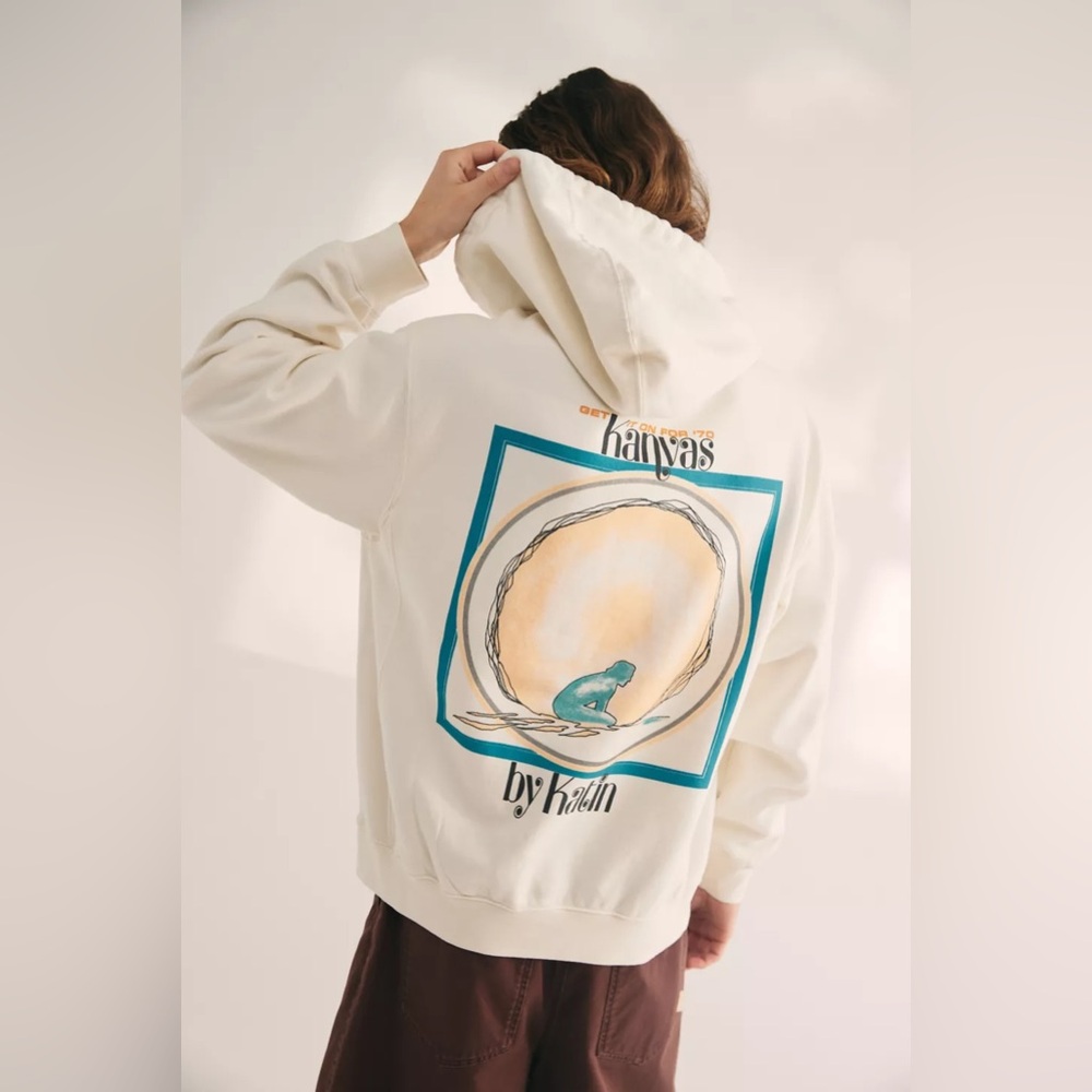 Urban Outfitters Katin UO Exclusive Oval Graphic Hoodie Sweatshirt